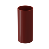 Docke STANDARD Труба водосточная 80 мм * 2м (Красный 3005)