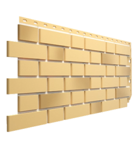 Панель фасадная Docke STANDARD ФЛЕМИШ (Желтый жженый) 1095х420 (1183х443мм)