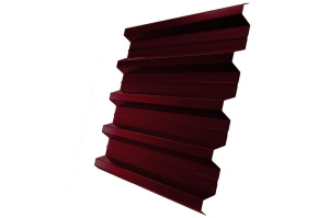 Лист профилированный H60R 0,5 Quarzit RAL 3005 красное вино
