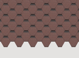 Гибкая черепица Docke PIE STANDARD/ СОТА/ Красный