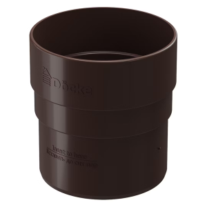 Docke STANDARD Муфта соединительная 120/80 мм (Темно-коричневый) 