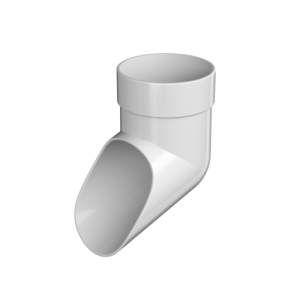 ТН ОПТИМА слив трубы, белый, шт