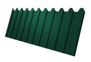 Лист профилированный С8А фигурный 0,4 PE RAL 6005