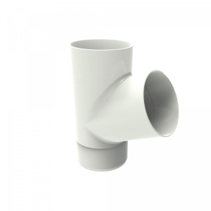 ТН ПВХ МАКСИ тройник, белый, шт