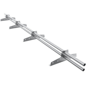 Снегозадержатель трубчатый VEGAStyle 20*40/1,2мм 3000мм для МЧ, ПН, мягкой кровли (цинк)