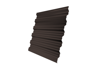 Лист профилированный HC35R 0,5 Satin RR 32 темно-коричневый