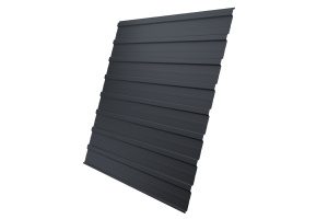 Лист профилированный С10A 0,5 Satin RAL 7024