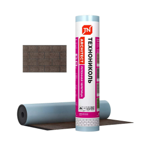 Рулонная черепица Кирпичная кладка, коричневая