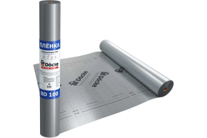Docke Плёнка BD 100 гидро/пароизоляционная, повышенной прочности, 70кв.м.