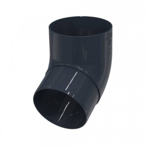 GLC PVC 152/100 колено трубы 67 град. серый графит RAL 7024