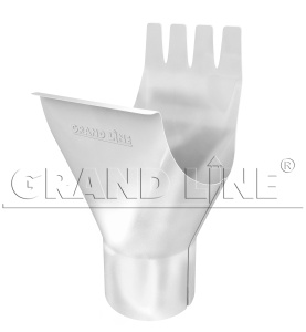 Воронка GRAND LINE 150/100 мм RAL 9003