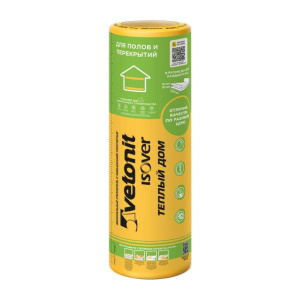 Утеплитель Изовер Теплый Дом-ТВИН-50х1220х7000/ 17,08м2/0,854м3/2шт