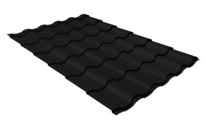 Металлочерепица Kredo Satin 0,5 RAL 9005