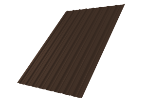 Лист профилированный С10A 0,4 PE RAL 8017