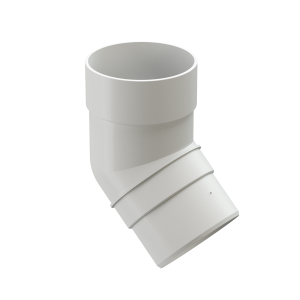 Колено 45° DOCKE PREMIUM пломбир D=85