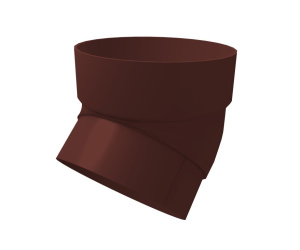 Grand Line ПВХ Колено трубы 45 град. Дизайн шоколадное