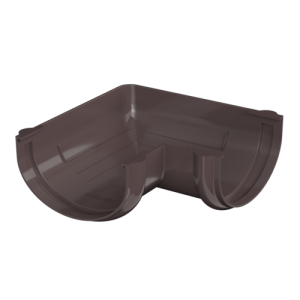 ТН ОПТИМА угол желоба 90°, темно-коричневый, шт