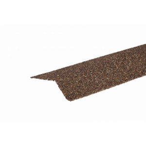 Планка карнизная с гранулятом Шинглас, бронзовый