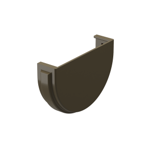 Заглушка желоба DOCKE PREMIUM Каштан D=120