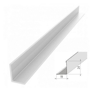 Уголок пристенный кант оц "Э" 19х24  L=3.00 (50шт/уп)