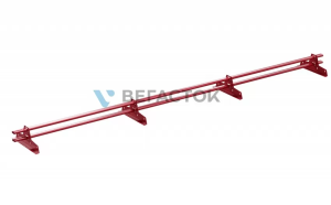 Снегозадержатель трубчатый VEGALux 25*45/2мм 3000мм для МЧ, ПН, мягкой кровли RAL 3011