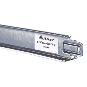 Профиль Т-24/29 Албес L-0,6м белый