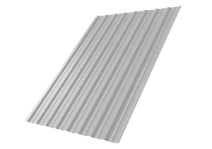 Лист профилированный С10A 0,5 Satin RAL 9003 сигнальный белый