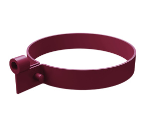 Grand Line ПВХ Хомут трубы бордо (RAL 3005)