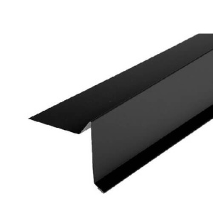 Планка ТЕХНОНИКОЛЬ полиэстер торцевая RAL 9005 черная, шт.