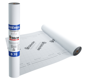 Docke Плёнка пароизоляционная, 70 кв. м(1,6*43.5), B 70 