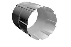 Соединитель трубы GRAND LINE 90 мм RAL 9003