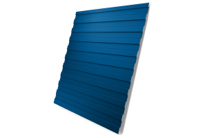 Лист профилированный С8А Quarzit lite 0,5 RAL 5005 сигнальный синий