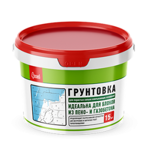 Грунтовка для пористых сильно впитывающих оснований Старатели 15кг