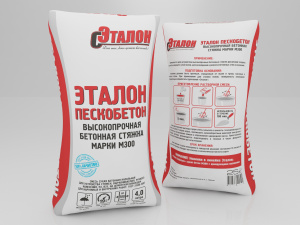 Пескобетон Эталон М-300 25 кг