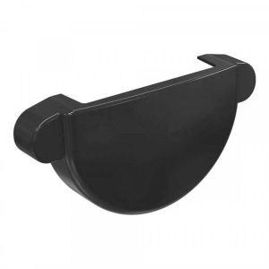 GLC PVC 152/100 заглушка желоба универсальная, серый графит RAL 7024