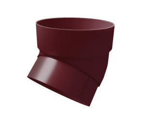 Grand Line ПВХ Колено трубы 45 град. бордо (RAL 3005)