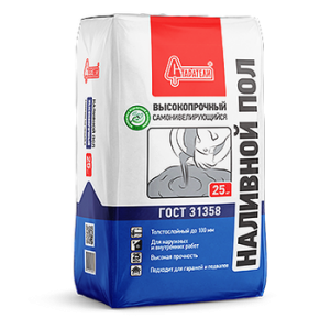 Наливной пол Старатели высокопрочный самонивелирующийся 25кг