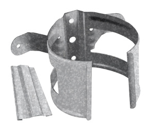 Кронштейн трубы на дерево Optima, 100мм Zn