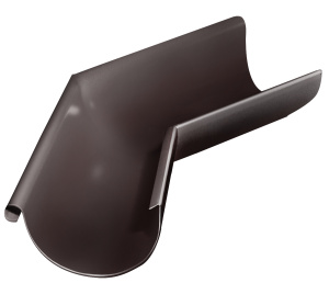 Угол желоба внешний GRAND LINE 135 гр. 150 мм RAL 8017