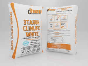 Штукатурка гипсовая белая Эталон ClimLife White 30 кг