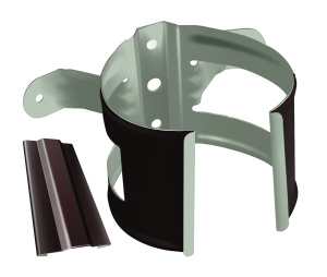 Кронштейн трубы на дерево Optima, 90мм RR32