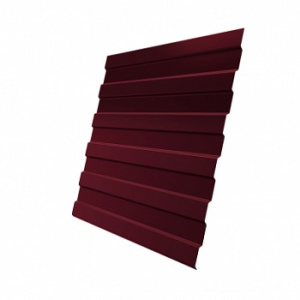 Профнастил оцинкованный С8, 0,4 RAL 3005 (винно-красный)