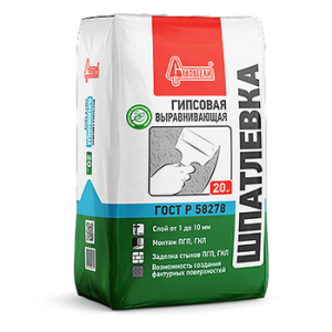 Шпатлевка Старатели гипсовая выравнивающая 20кг