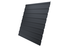 Лист профилированный С10A 0,5 Velur RAL 7024 мокрый асфальт