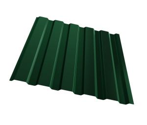 Профнастил оцинкованный С20, 0,5 RAL 6005/6005 (зелёный мох)