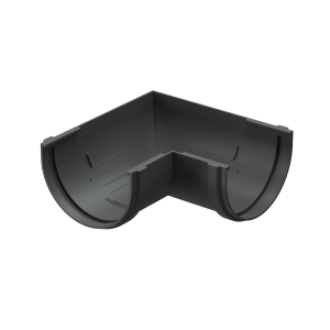 Элемент угловой 90° DOCKE PREMIUM графит D=120