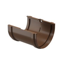 Docke PREMIUM Соединитель желобов (Каштан)