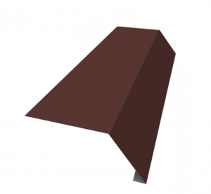 Планка карнизная Шинглас Polyester коричневый RAL8017 (2000х50х10 мм)