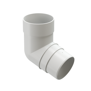 Колено 72° DOCKE PREMIUM пломбир D=85