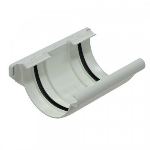 GLC PVC 152/100 соединитель желоба, белый RAL 9010